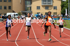 Womens Under-17s and Girls Under-15s 100 metres, 2022 Northern Inter Counties U17s and U15s Track and Field, York, Thursday, June 2nd. Photo: David T. Hewitson/Sports for All Pics